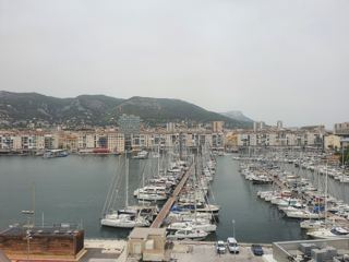 La vue depuis les docks supérieurs 