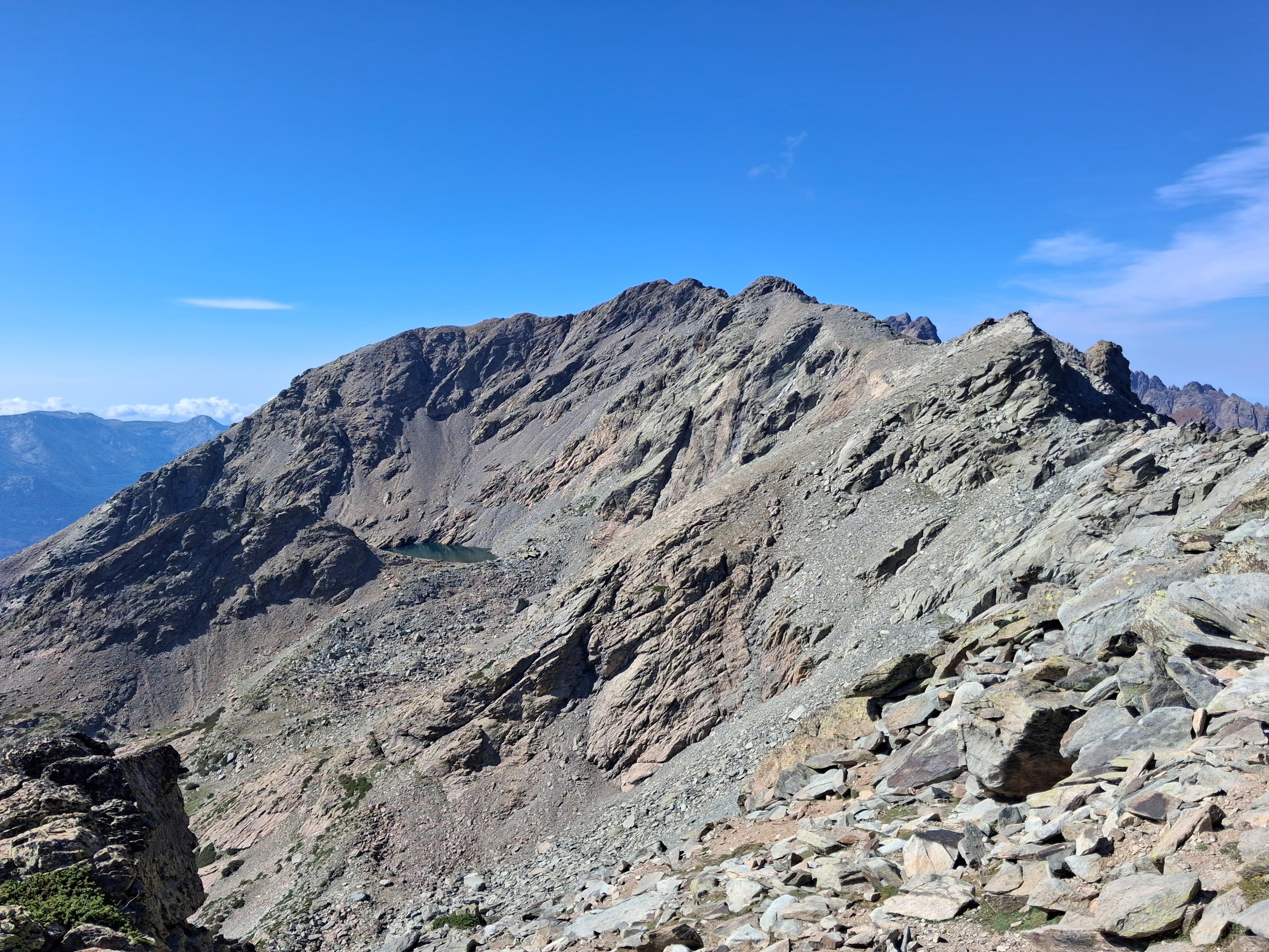 Parcours crête Biancu Verdato