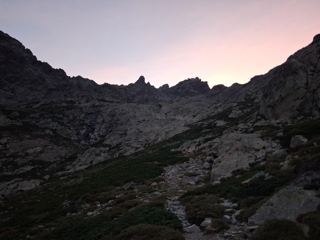 Retour au refuge de l'Erco