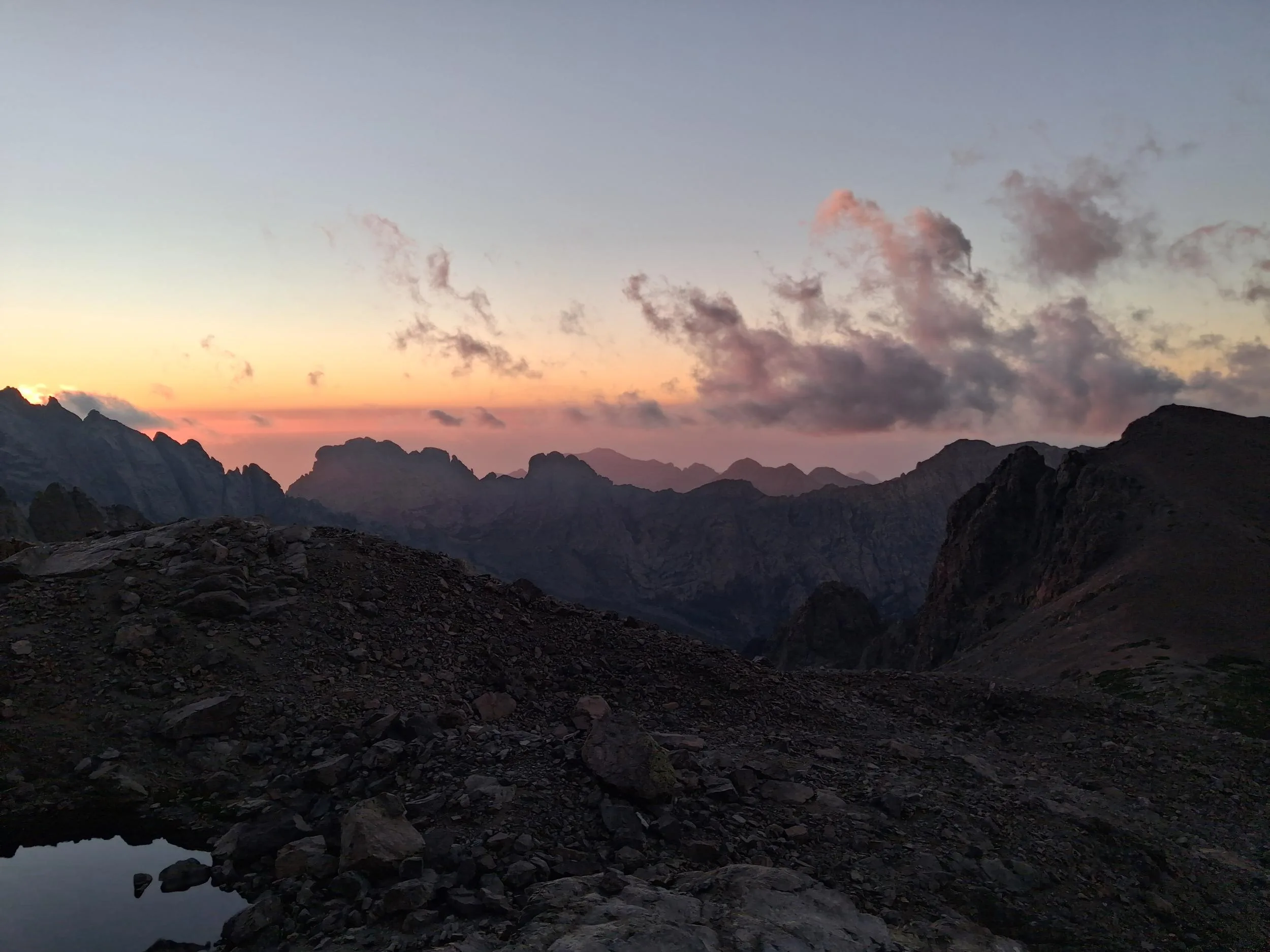 Retour au lac d'Argentu