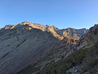 Vers le Monte Albanu