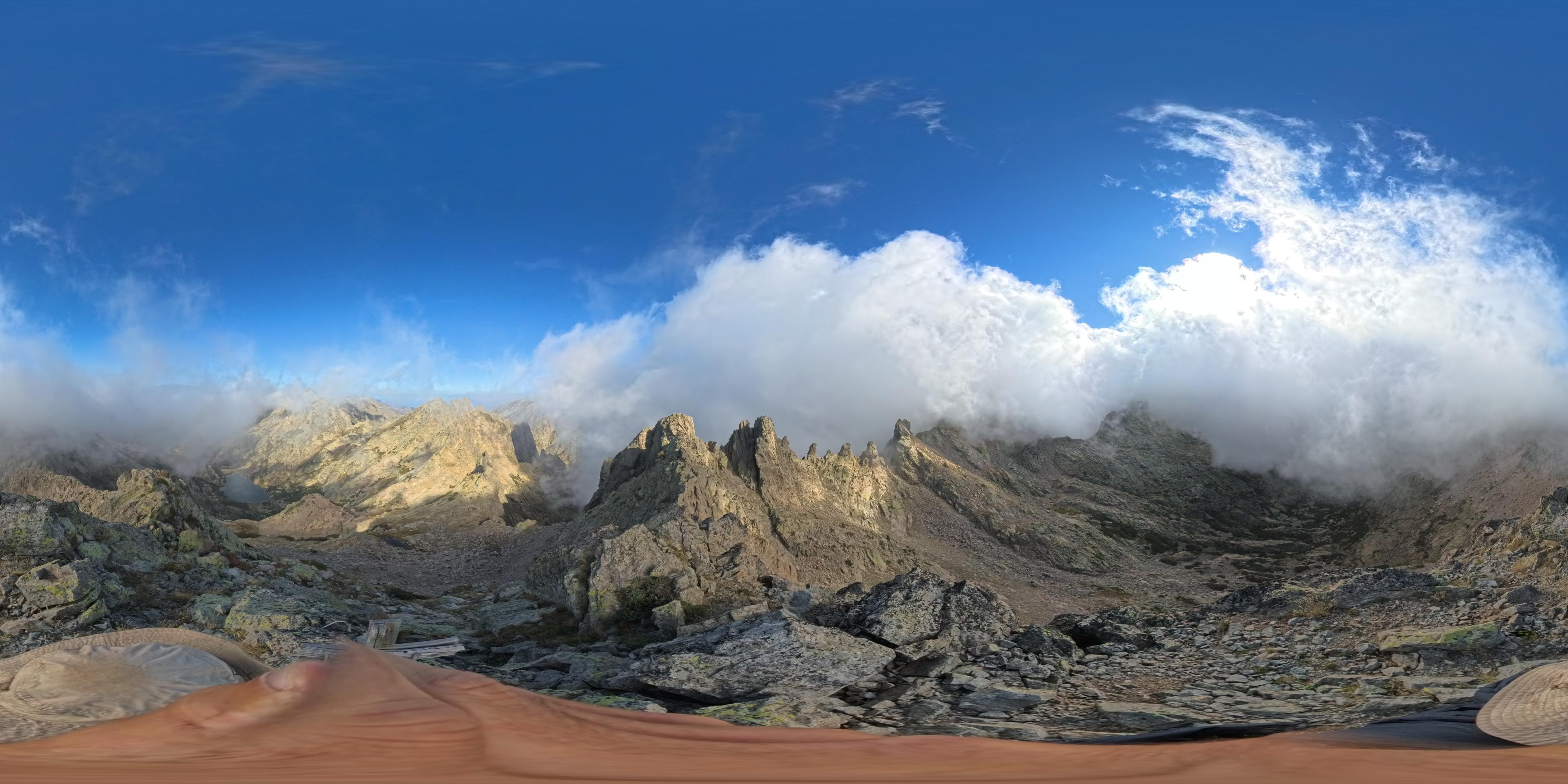 Vue de la pointe des 7 lacs