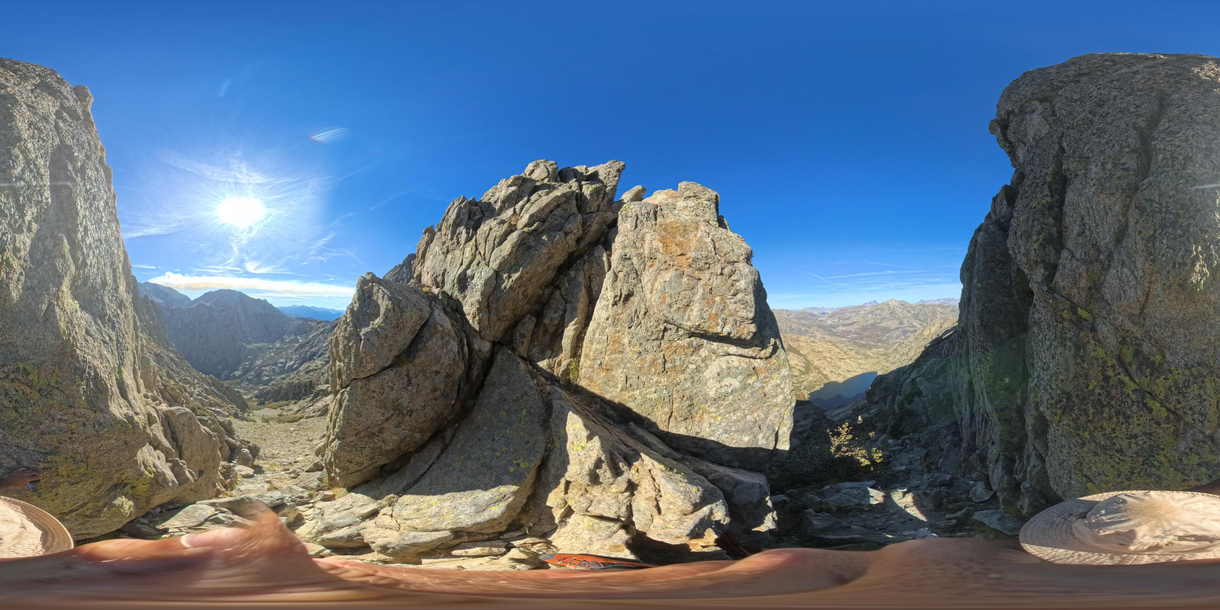 Vue de la brèche de Goria