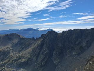 Vue de l'aiguille noire