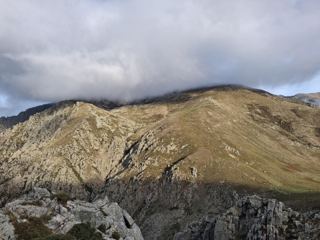 Tentative de montée au col