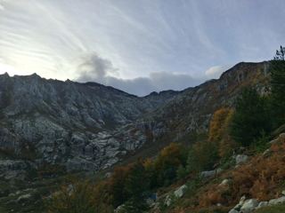 Tentative de montée au col
